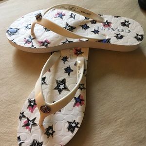 COACH flip flops
